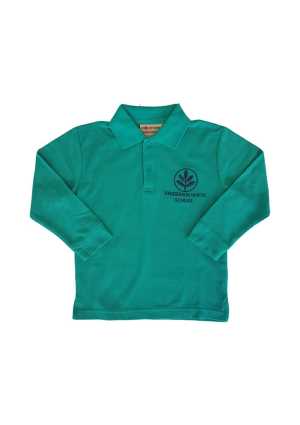 Henderson North School LS Polo Jade